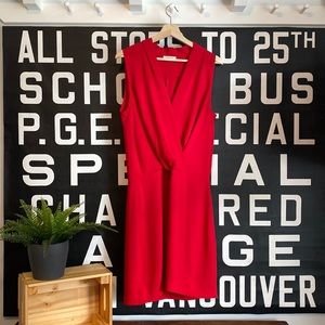 Aritzia Babaton Red Phoenix Sleeveless Dress - 10